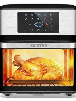 10-in-1 Air Fryer Oven, 20 Quart Airfryer Toaster Oven Combo, 1800W Large Air Fryers, Convection Toaster Oven with Rotisserie Dehydrator, ETL Certified